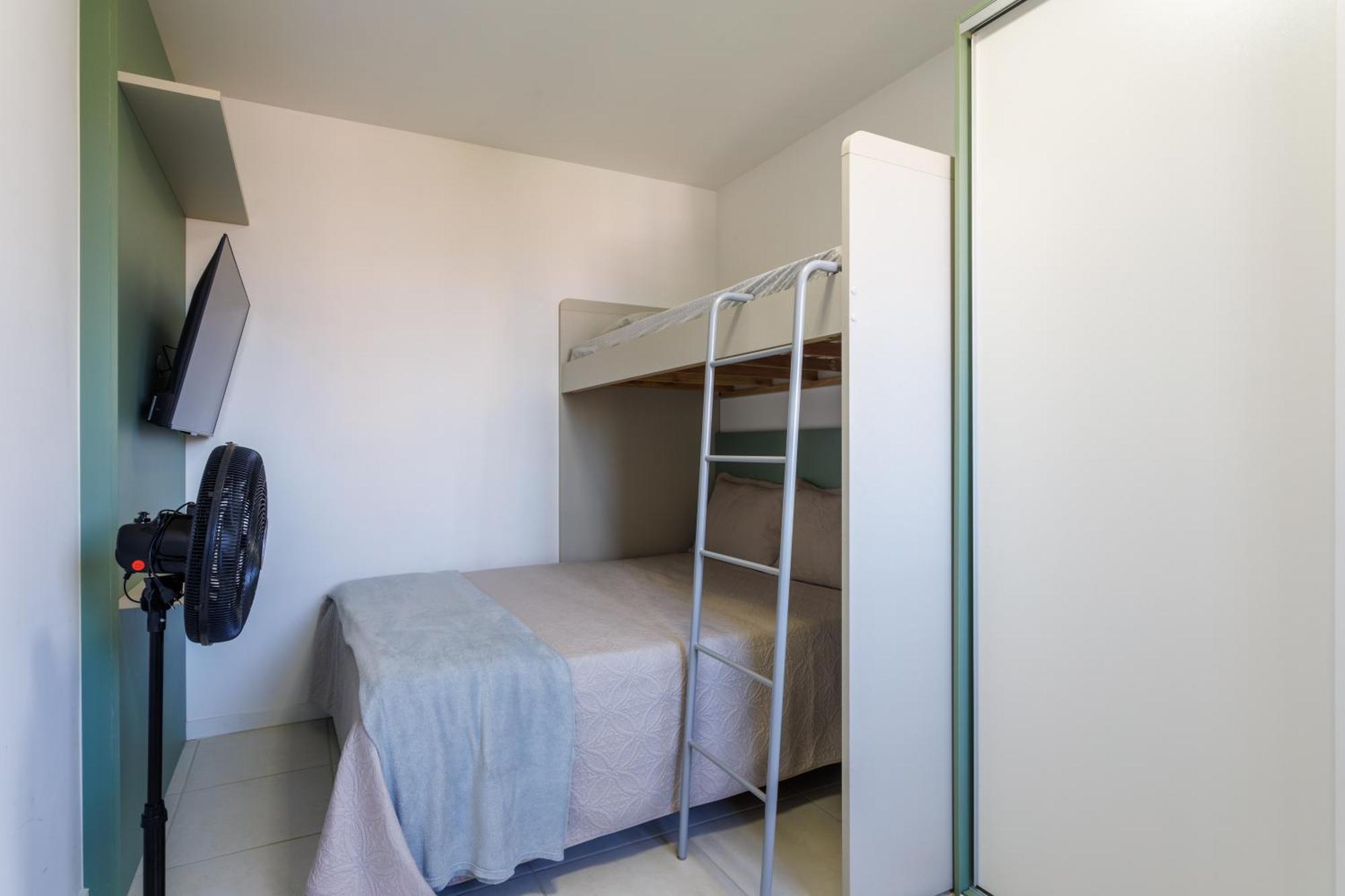 Piçarras Apartamento 150M Da Praia Com Sacada, Wi-Fi Ar Condicionado, Piscina, Portaria 24H, Playground E Vaga De Garagem 아파트 객실 사진