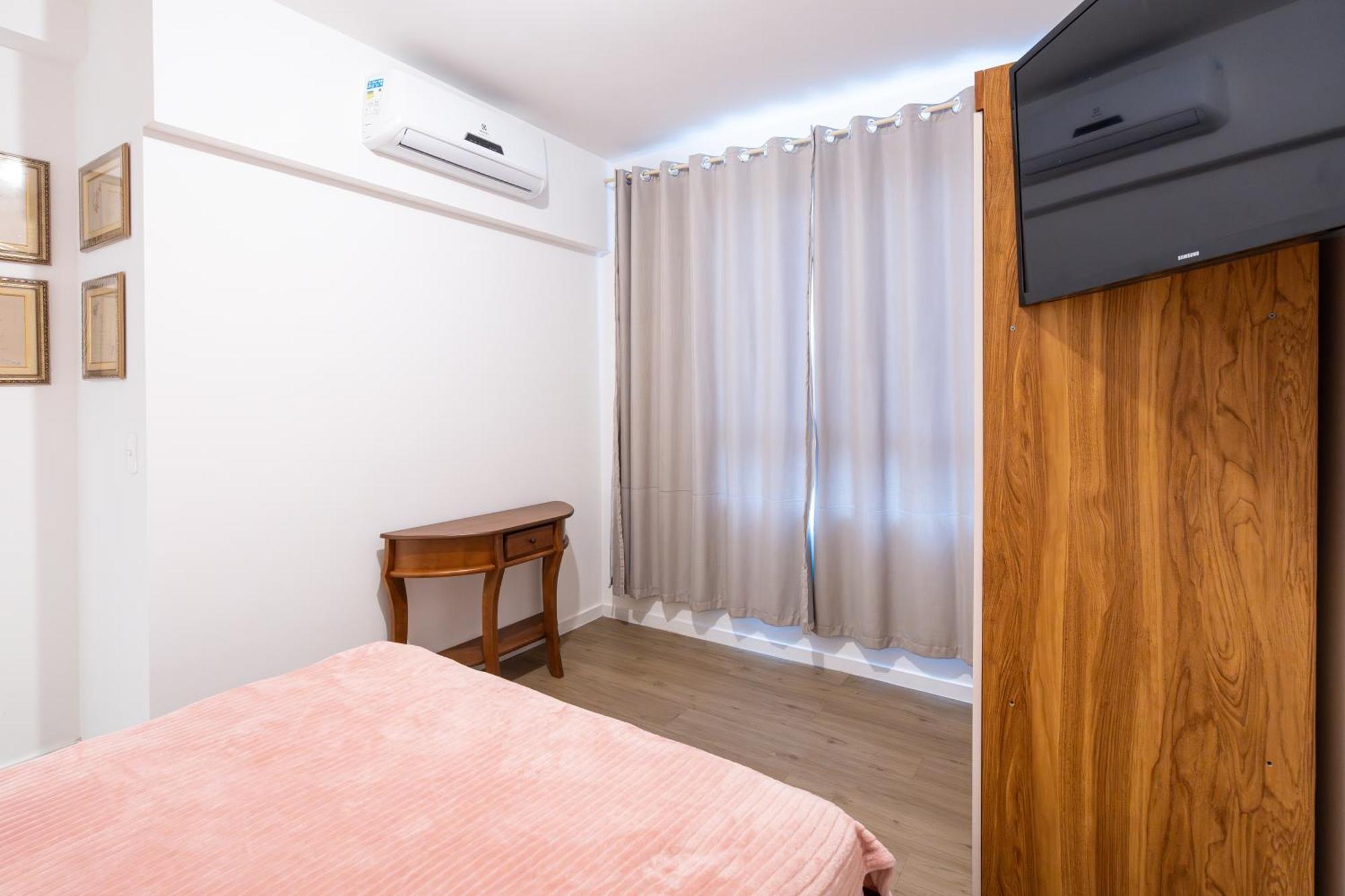 Piçarras Apartamento 150M Da Praia Com Sacada, Wi-Fi Ar Condicionado, Piscina, Portaria 24H, Playground E Vaga De Garagem 아파트 객실 사진